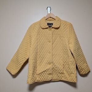 Nordic Lights Quilted Jacket Butter Yellow Size L Barn Coat